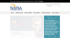 Desktop Screenshot of nafsa.org